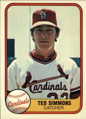 Ted Simmons #528 1981 Fleer Baseball