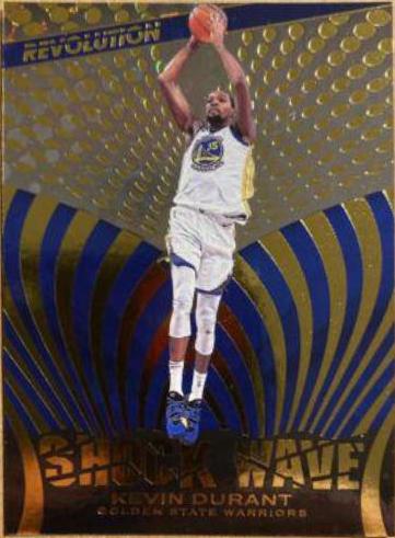Kevin Durant #7 Basketball Cards 2018 Panini Revolution Shock Wave