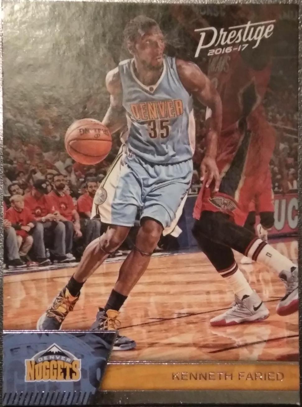 Kenneth Faried #1 Basketball Cards 2016 Panini Prestige