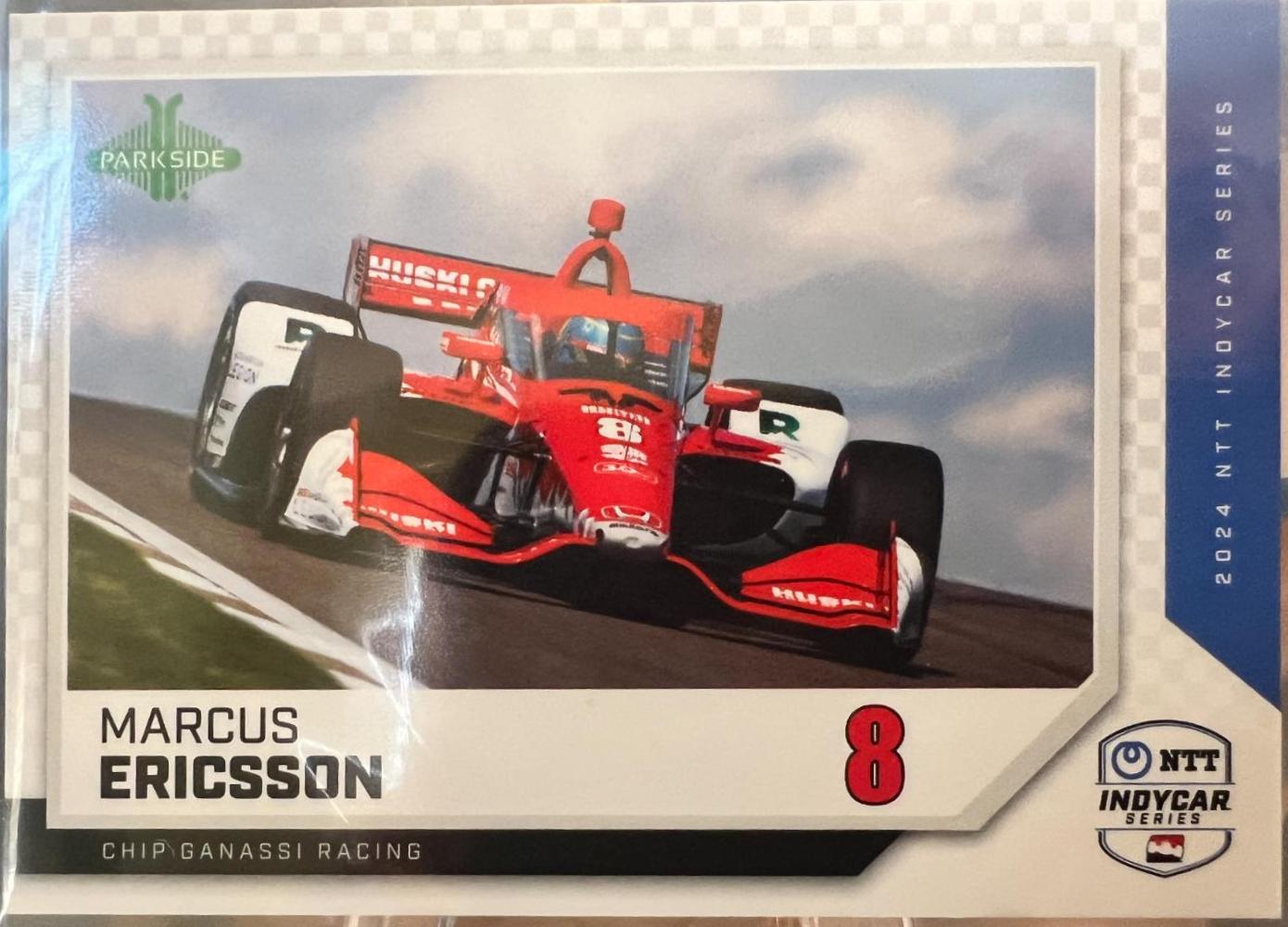 Marcus Ericsson #12 Racing Cards 2024 Parkside NTT IndyCar