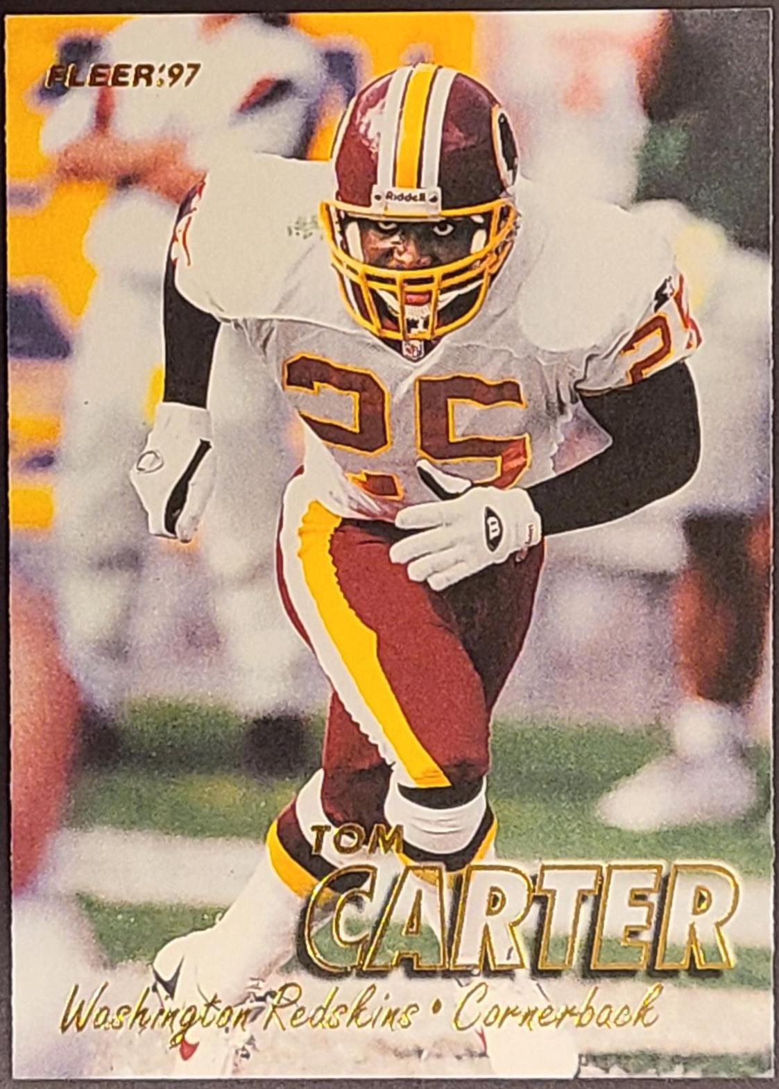 Tom Carter #34 Football Cards 1997 Fleer