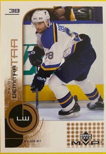 Pavol Demitra #163 Hockey Cards 2002 Upper Deck MVP