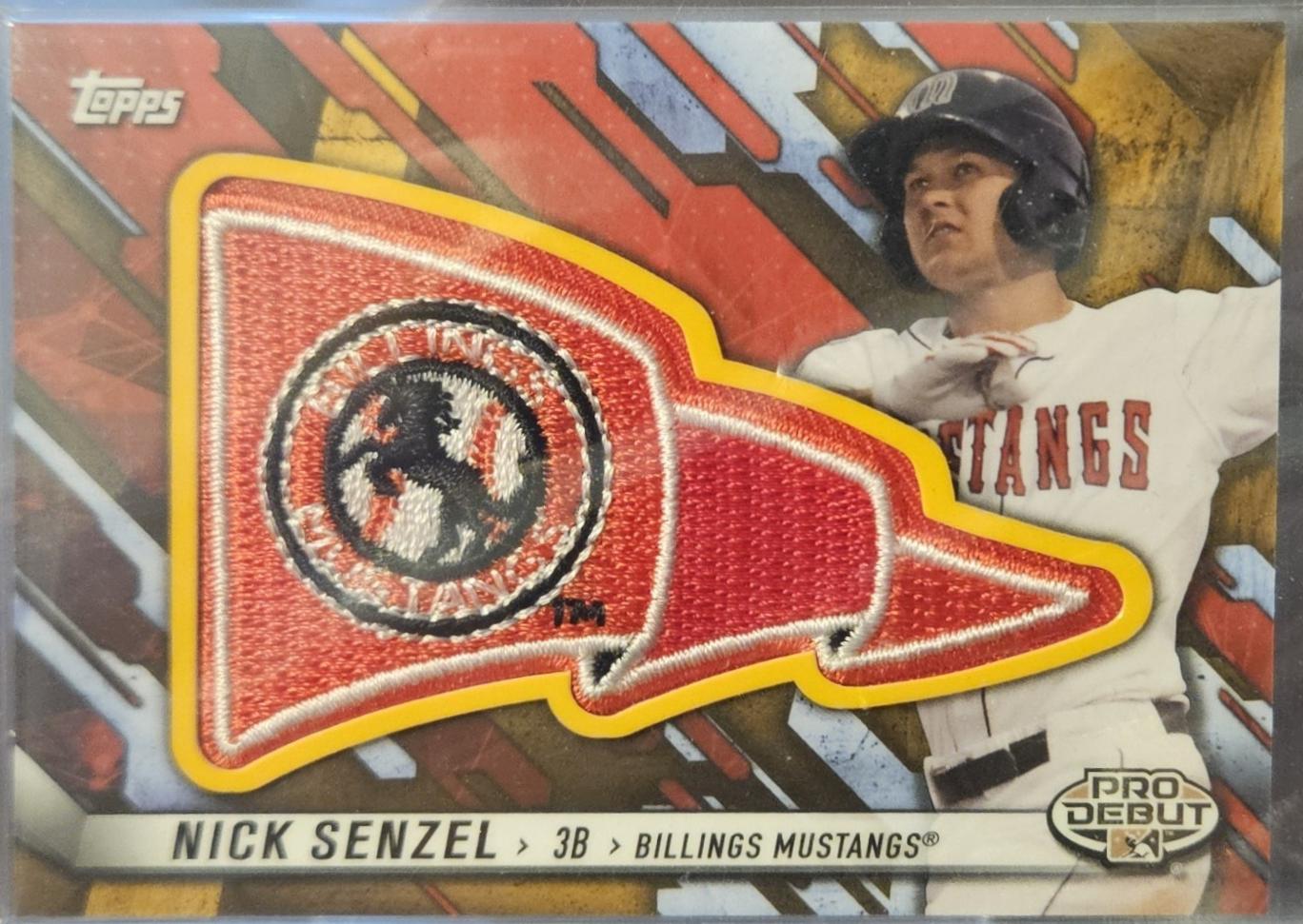 Nick Senzel #PP-NS Baseball Cards 2017 Topps Pro Debut Pennant Patch