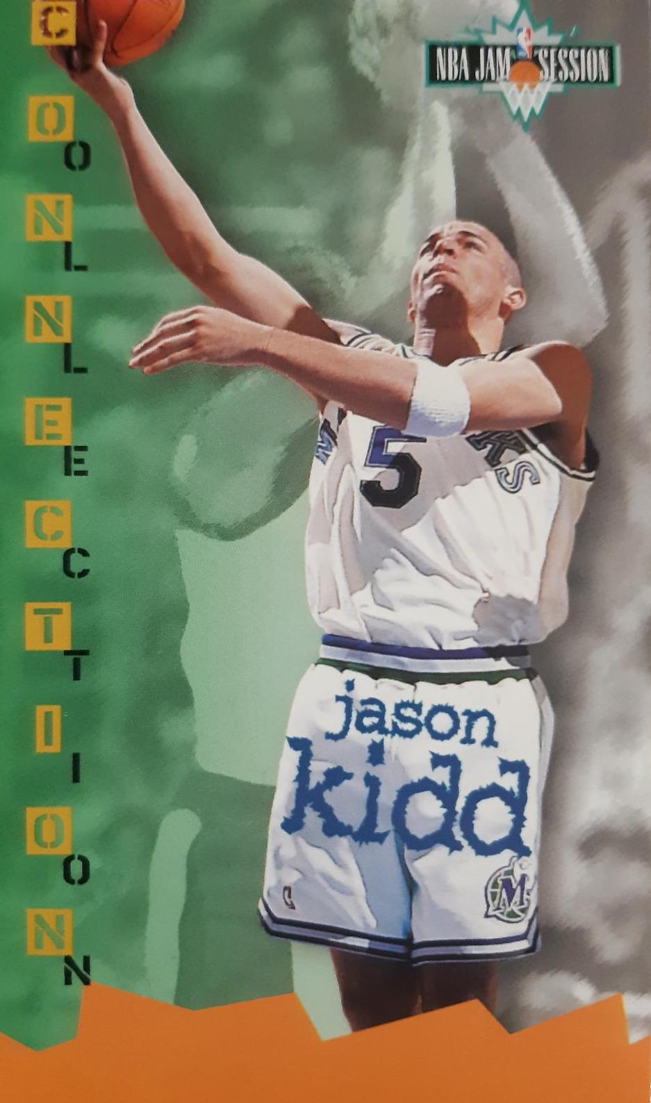Jason Kidd #23 Basketball Cards 1995 Fleer Jam Session