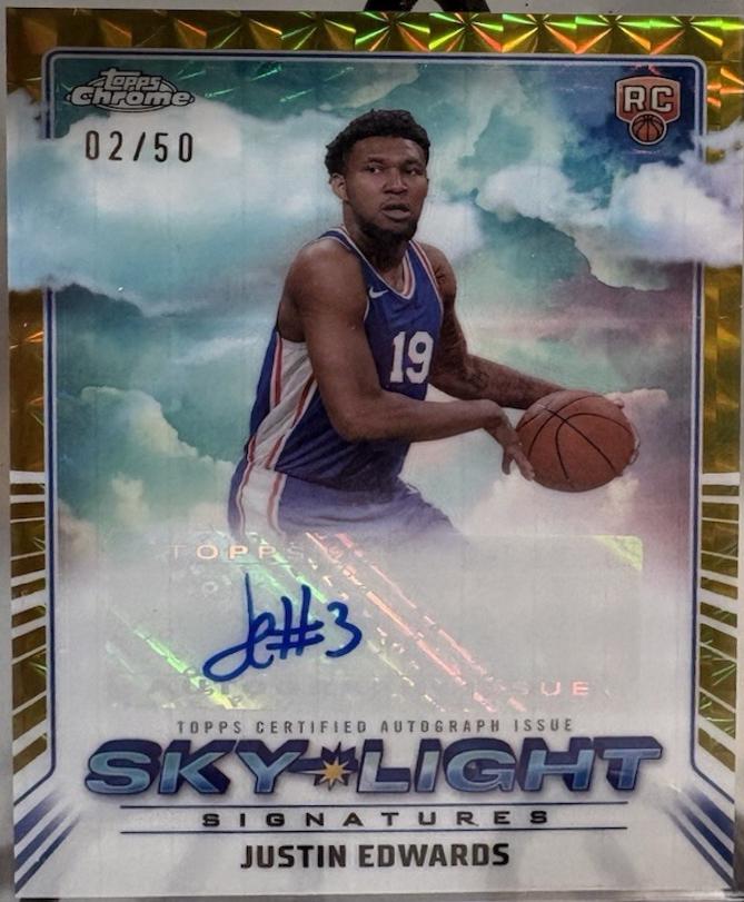 Justin Edwards [Gold Refractor] #SLS-JED