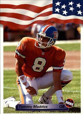 Tommy Maddox #55 Football Cards 1992 All World