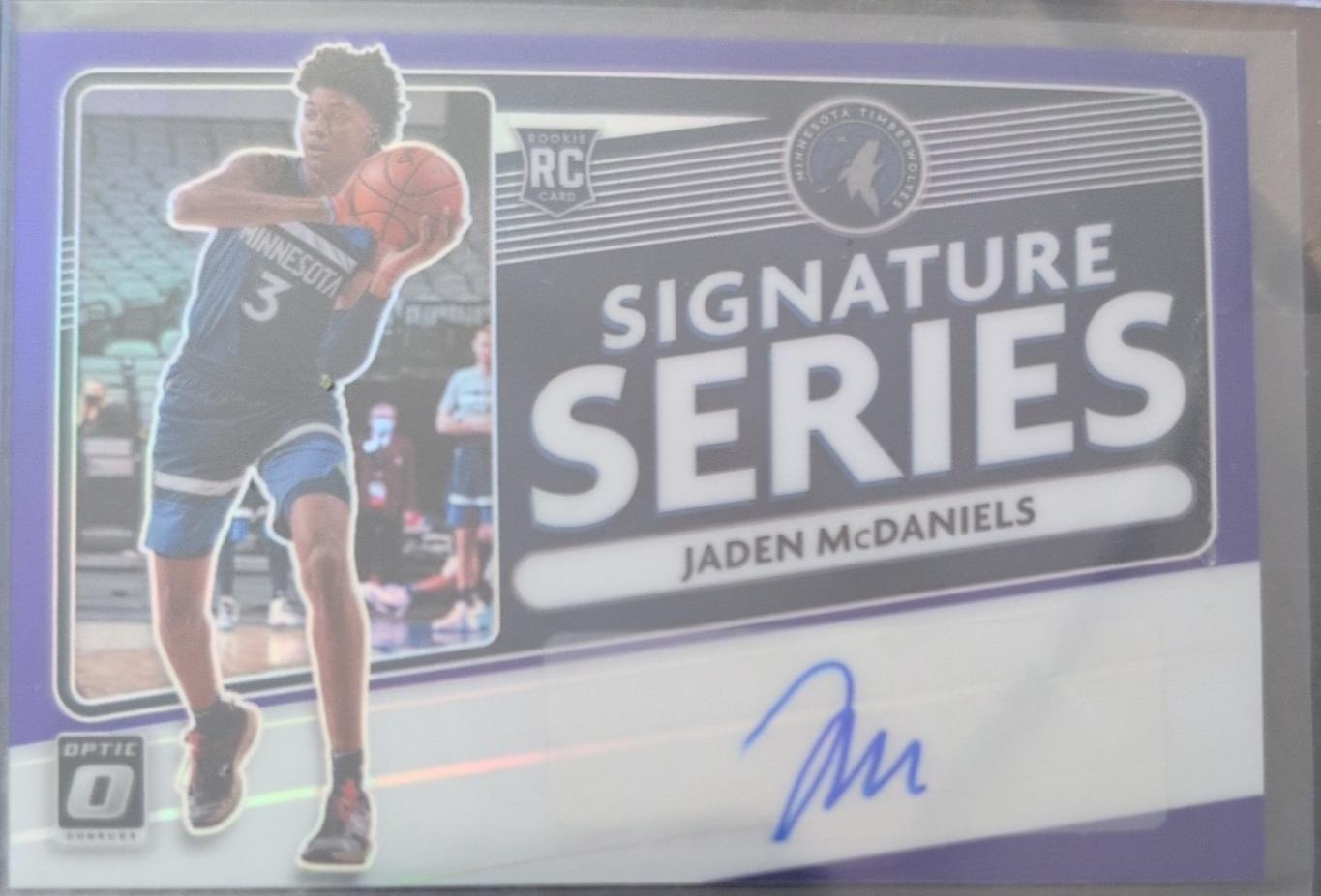 Jaden McDaniels [Purple] #SS-JMC