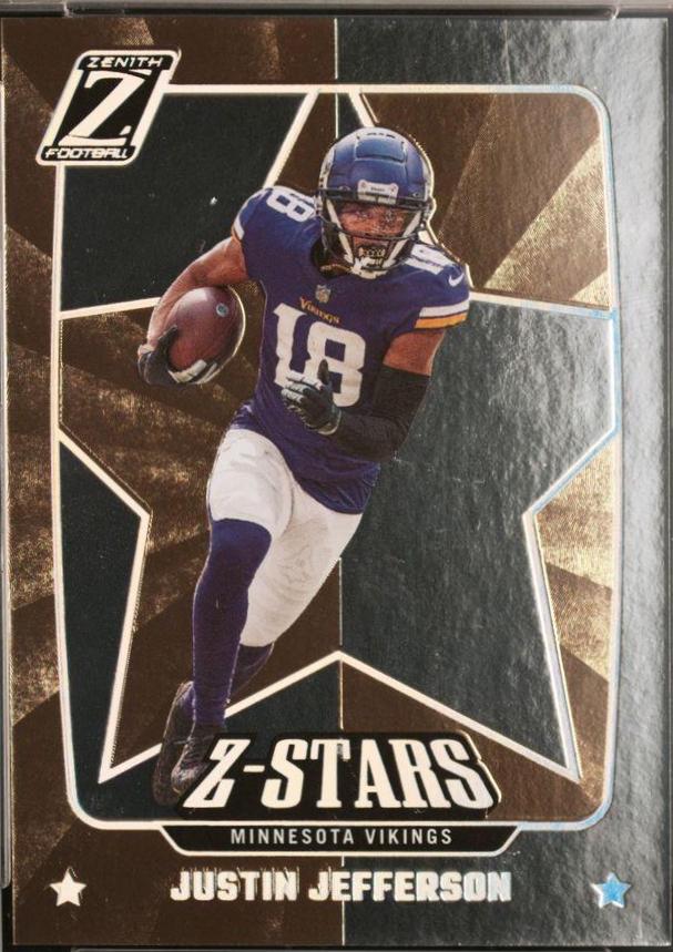 Justin Jefferson #ZS-20 Football Cards 2022 Panini Zenith Z Stars