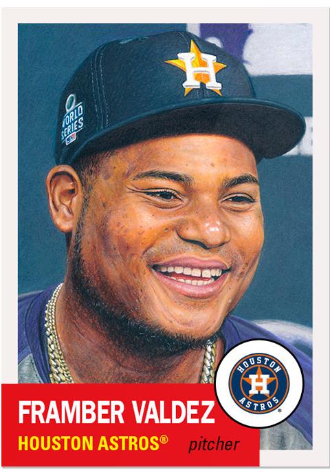 Framber Valdez #464 2021 Topps Living Baseball