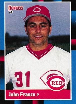 John Franco #123 Baseball Cards 1988 Donruss