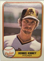 Dennis Kinney #505 Baseball Cards 1981 Fleer Prices