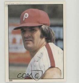 Pete Rose #200 Baseball Cards 1981 Topps Stickers