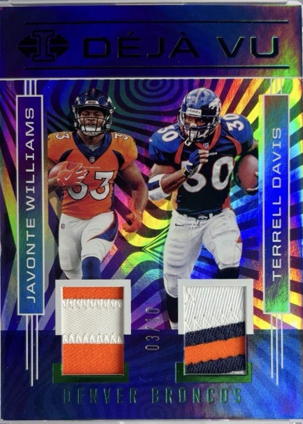Javonte Williams, Terrell Davis [Green] #DV-JT