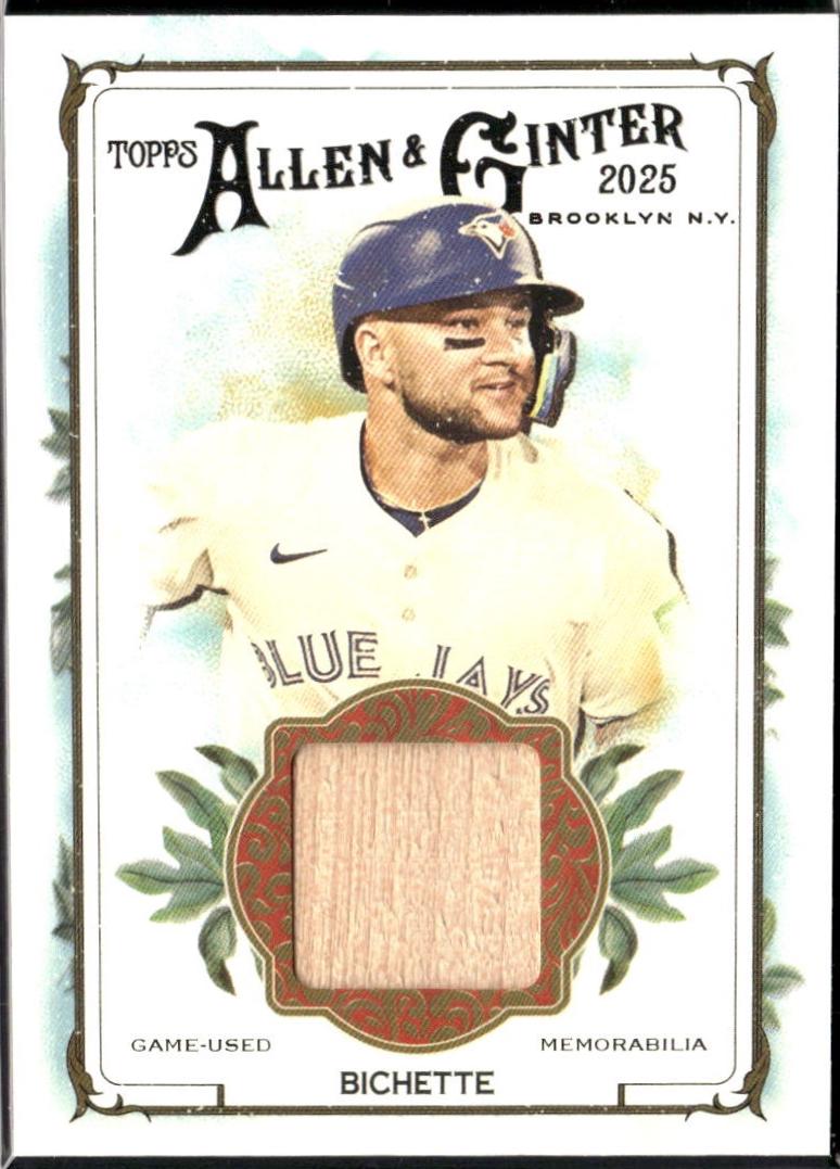 Bo Bichette #AGR-BBI Prices | 2025 Topps Allen and Ginter Relic