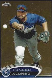 Yonder Alonso #101 2012 Topps Chrome Baseball