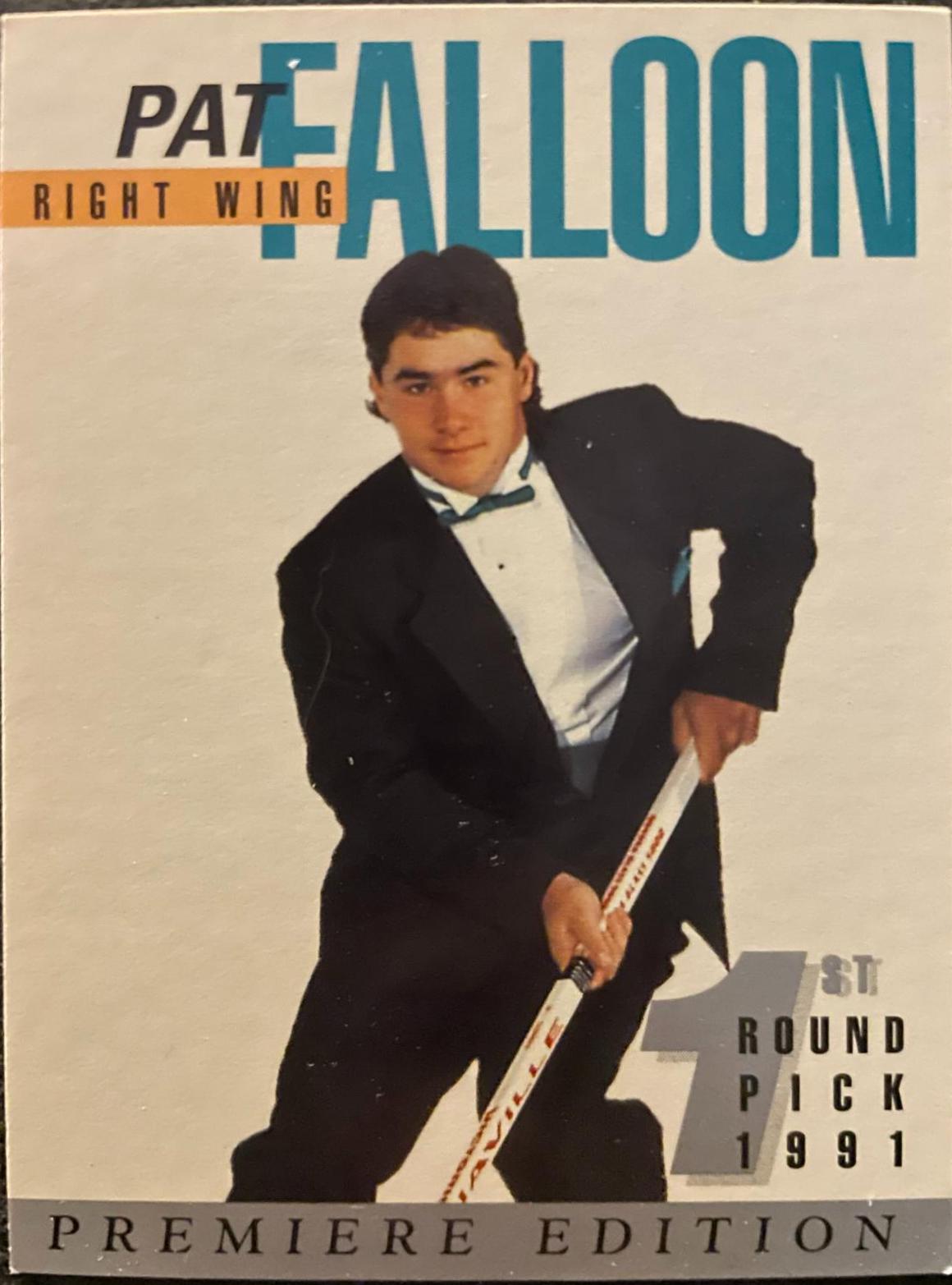 Pat Falloon #1 Hockey Cards 1991 Arena Holograms