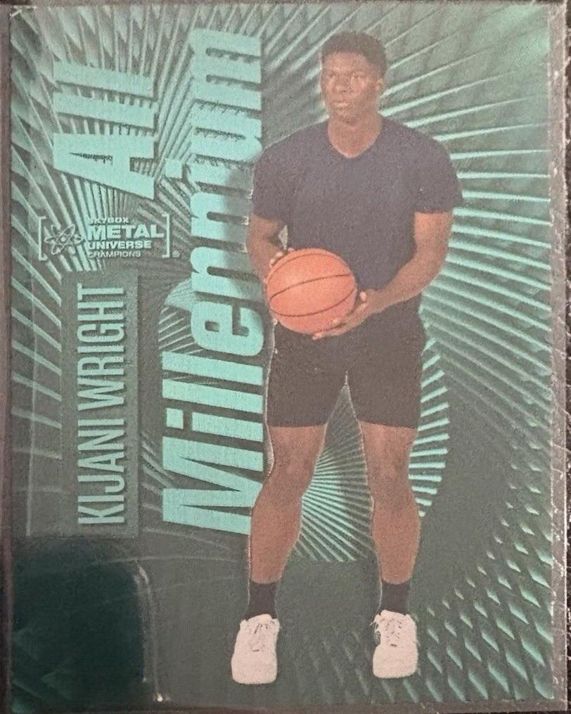 Kijani Wright #143 2023 Skybox Metal Universe Champions Basketball