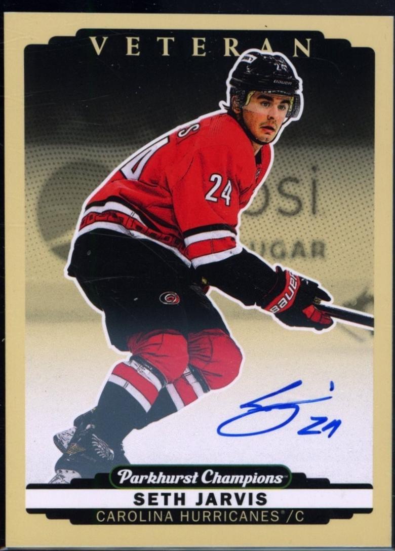 Seth Jarvis #226 2022 Parkhurst Champions Autograph Hockey