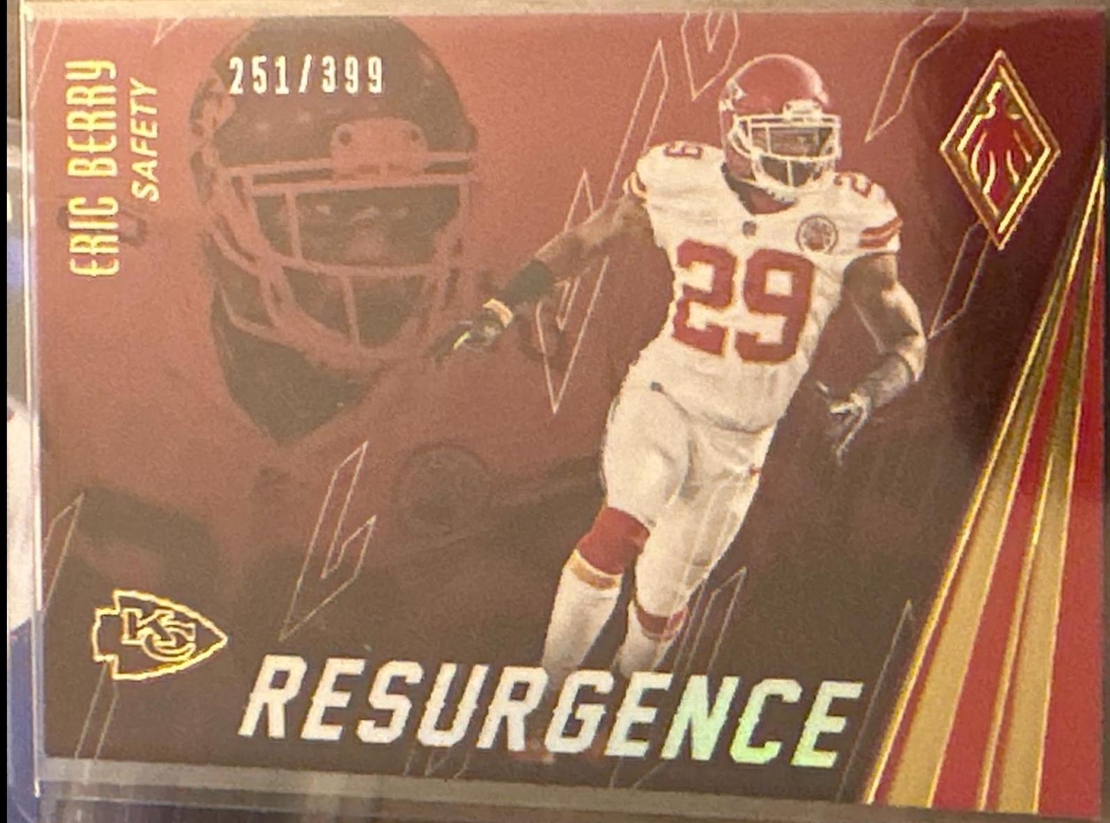 Eric Berry #RES-EB Football Cards 2016 Panini Phoenix Resurgence