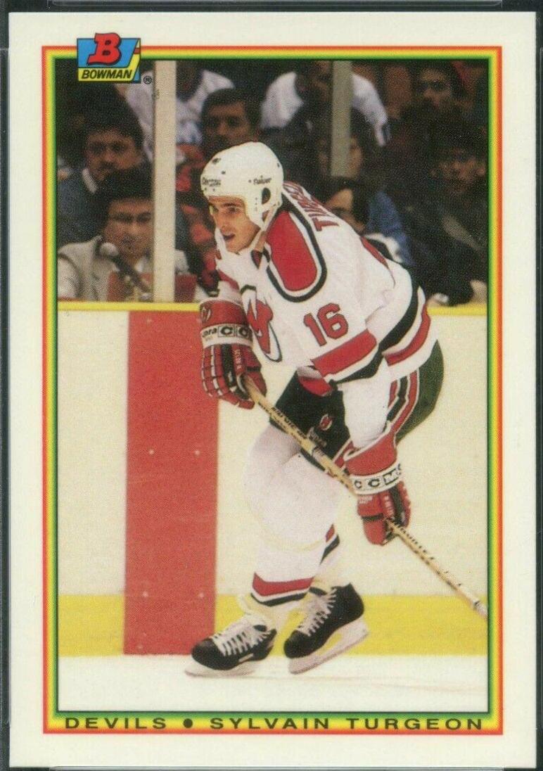 Sylvain Turgeon #81 1990 Bowman Tiffany Hockey