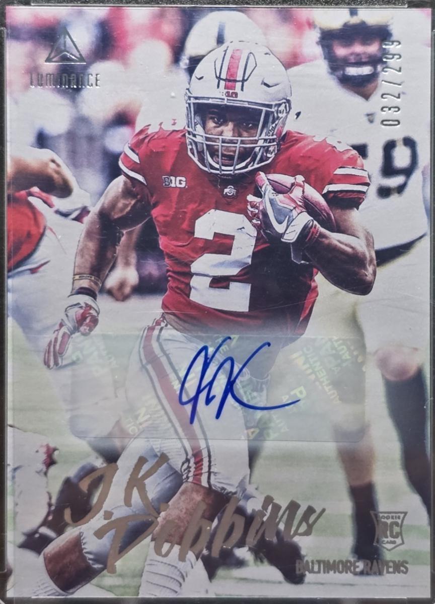 J.K. Dobbins [Platinum Autograph] #115