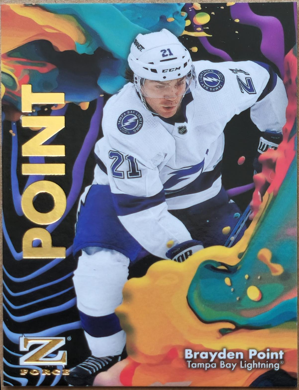 Brayden Point #6 2024 Skybox Metal Universe Z Force Hockey