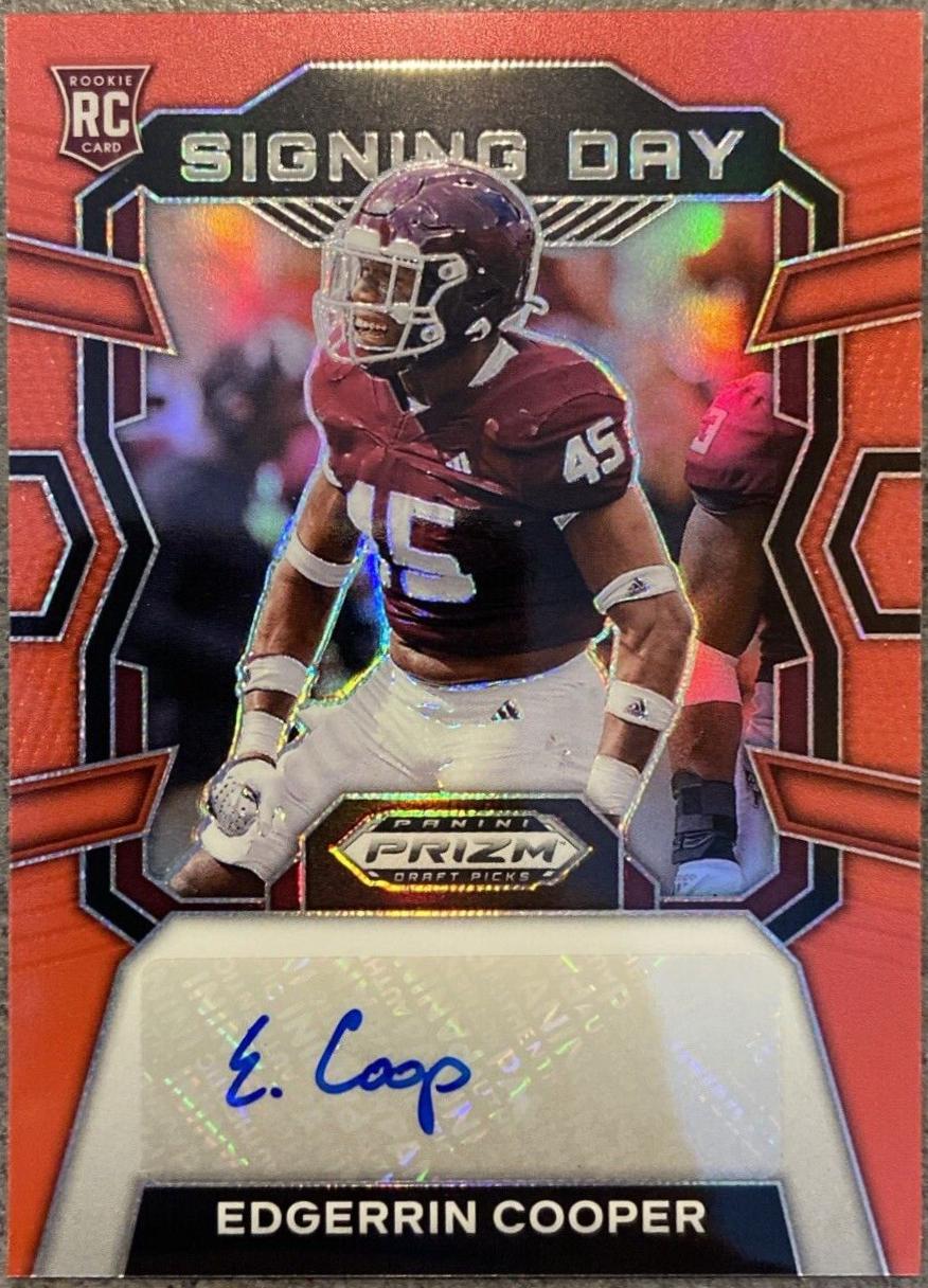 Edgerrin Cooper [Red] #DPA-ECR Prices [Rookie] | 2024 Panini Prizm ...