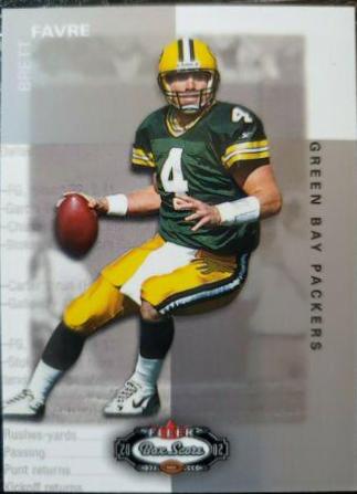 Brett Favre #26 2002 Fleer Box Score Football
