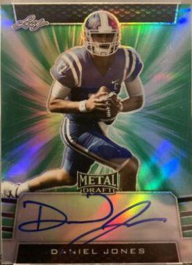Daniel Jones #BA-DJ1 2019 Leaf Metal Draft Autographs Football