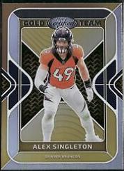 Alex Singleton #GT-ASN Football Cards 2024 Panini Certified Gold Team