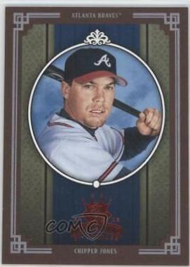Chipper Jones #25 Baseball Cards 2005 Donruss Diamond Kings
