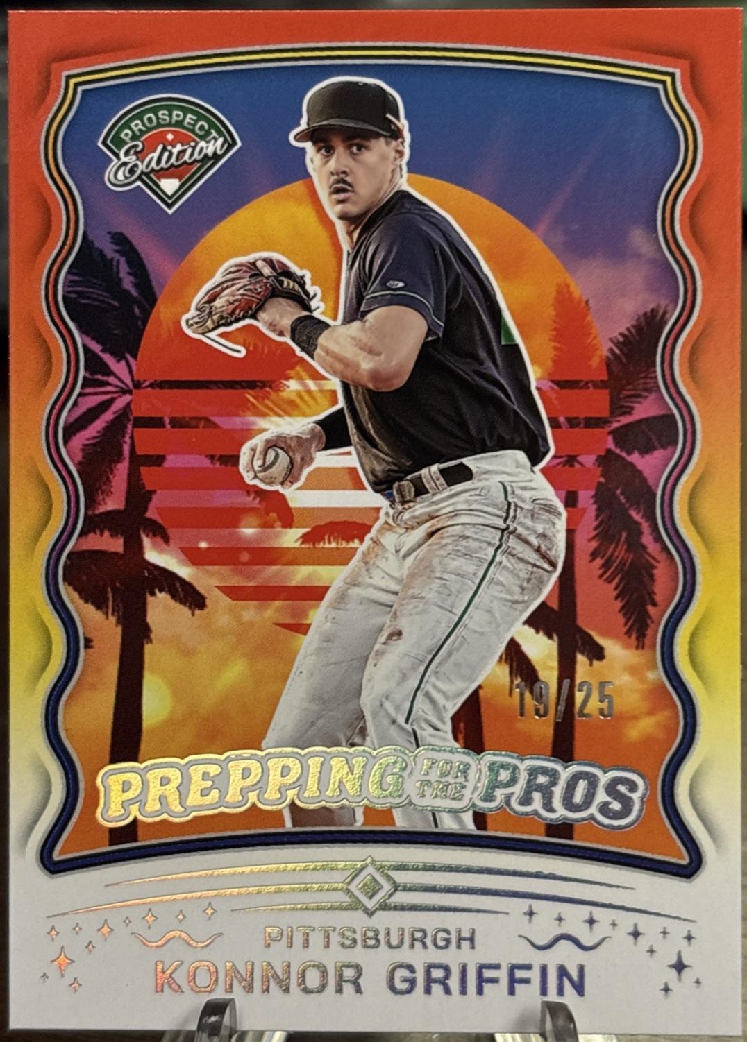 Konnor Griffin #17 2025 Panini Prospect Edition Baseball Prepping for the Pros