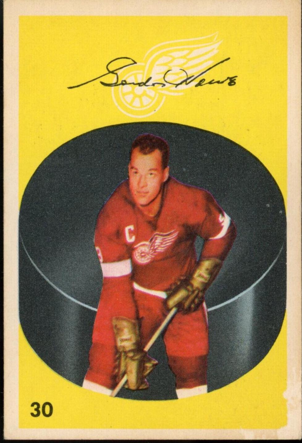 Gordie Howe #30 Hockey Cards 1962 Parkhurst
