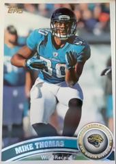 Mike Thomas #56 Football Cards 2011 Topps Prices