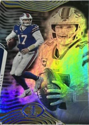 Josh Allen #9 Football Cards 2022 Panini Illusions
