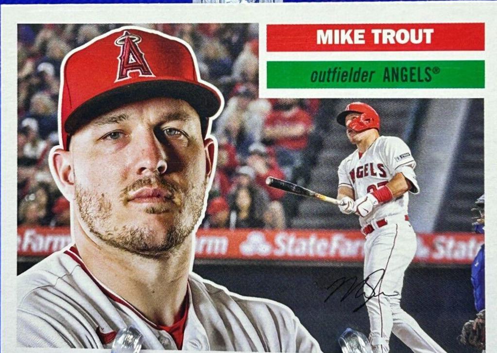 Mike Trout #1 Baseball Cards 2023 Topps Archives