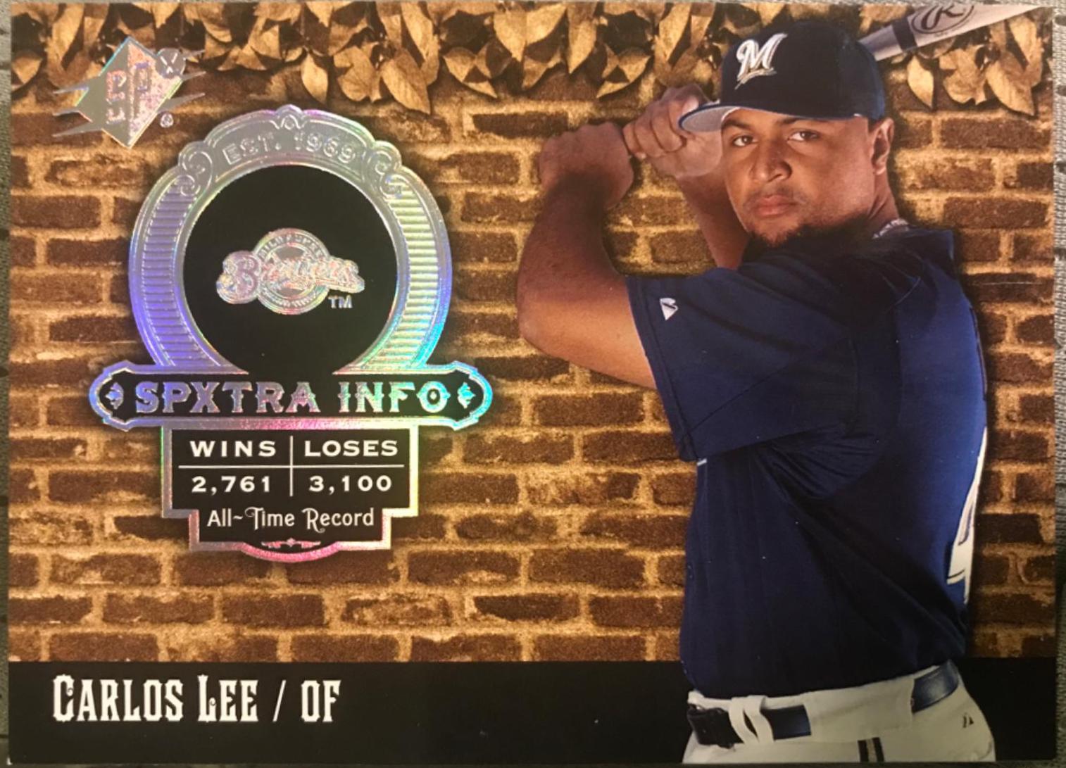 Carlos Lee #XI-CL Baseball Cards 2006 SPx SPxtra Info