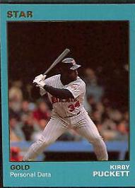 Kirby Puckett #63 1990 Star Gold Edition Baseball