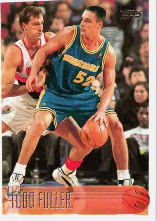 Todd Fuller #208 Basketball Cards 1996 Topps
