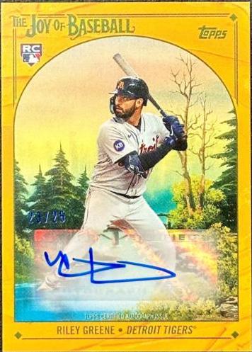 Riley Greene [Autograph Indian Yellow] #30