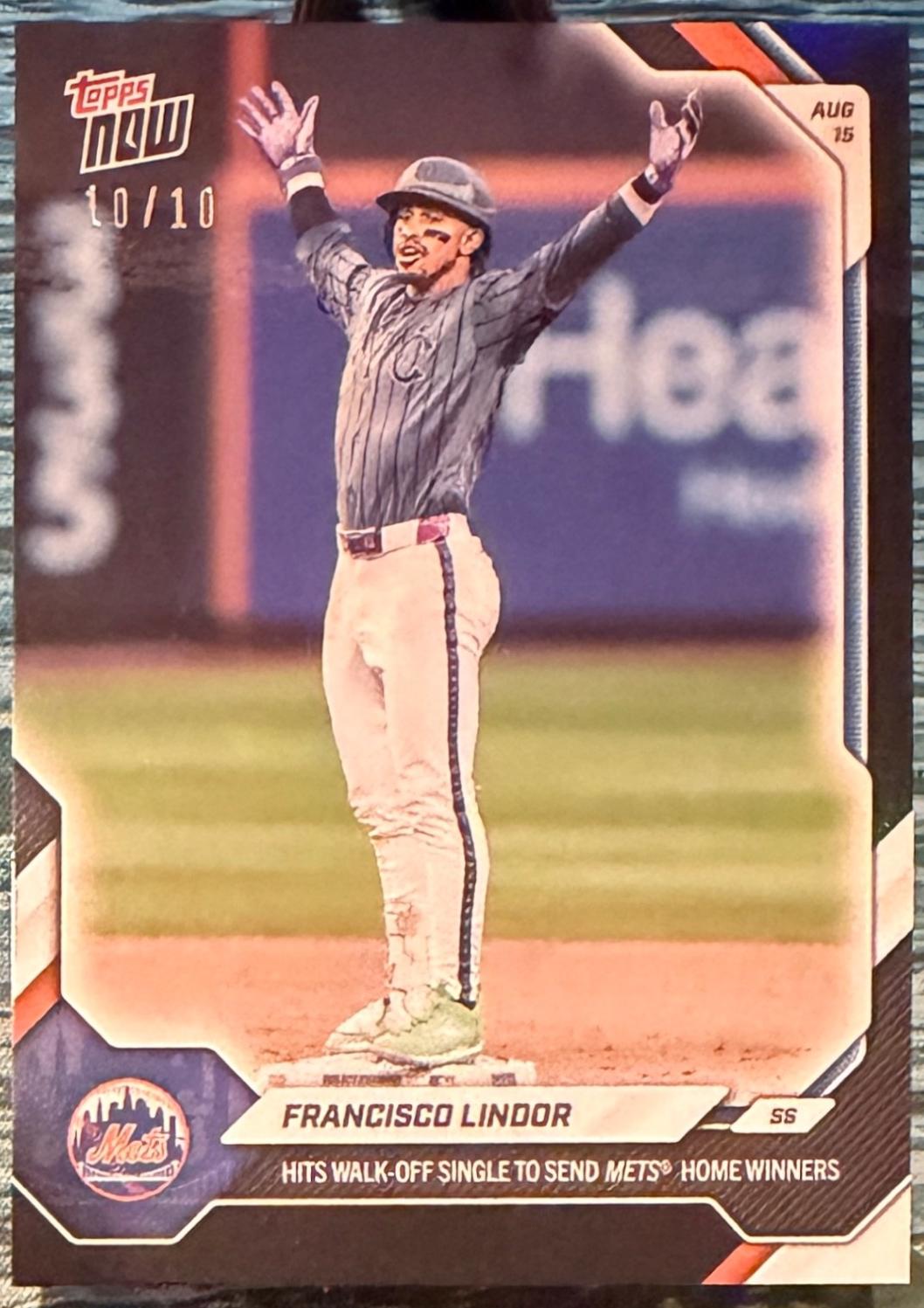 Francisco Lindor #557 2026 Topps Now Baseball