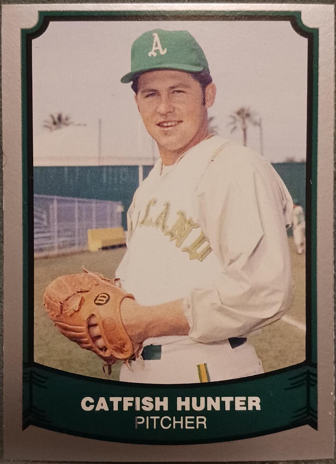 Catfish Hunter #16 Baseball Cards 1989 Pacific Legends