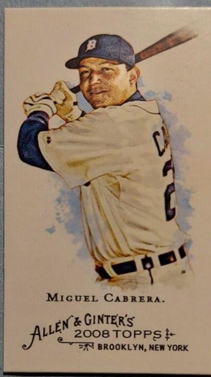 Miguel Cabrera [Mini Allen & Ginter Back] #30