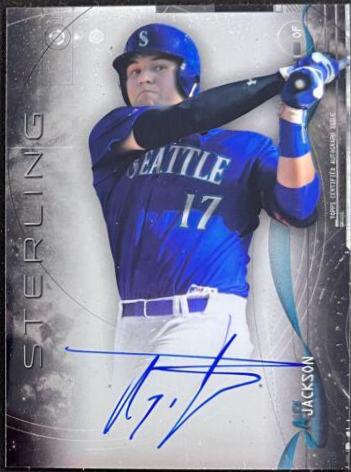 Alex Jackson #AJ Baseball Cards 2014 Bowman Sterling Prospect Autograph