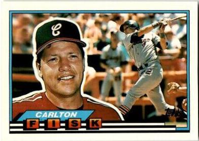 Carlton Fisk #24 Baseball Cards 1989 Topps Big