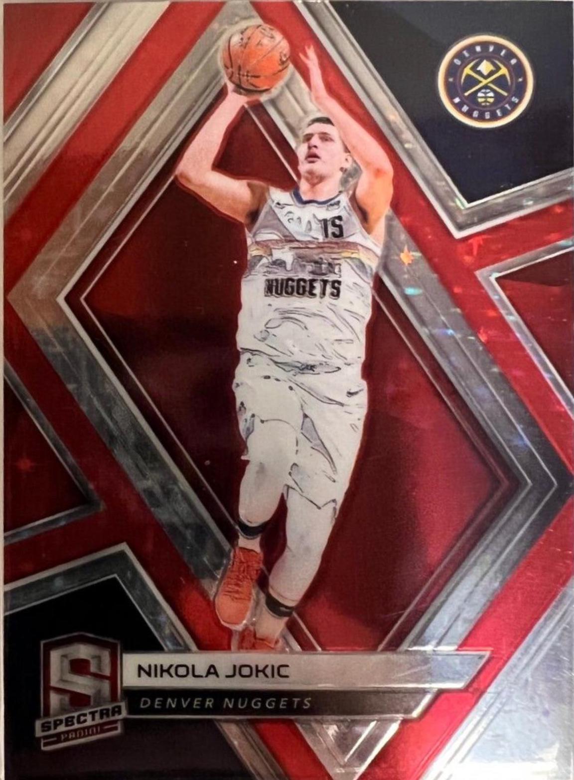 Nikola Jokic #12 Basketball Cards 2018 Panini Spectra