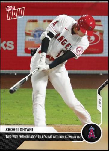 Shohei Ohtani #31 2020 Topps Now Baseball