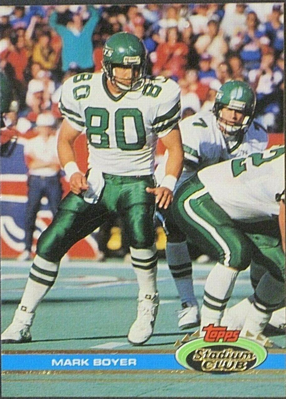 Mark Boyer #13 Football Cards 1991 Stadium Club