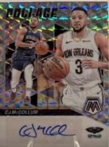 CJ McCollum #CM-MCC Basketball Cards 2023 Panini Mosaic Collage Autograph