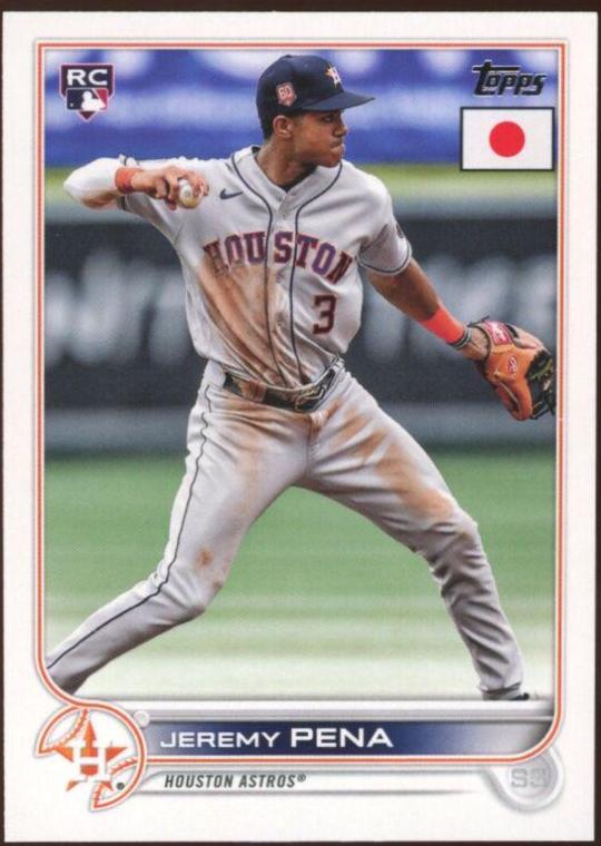 Jeremy Pena #8 Baseball Cards 2022 Topps Japan Edition